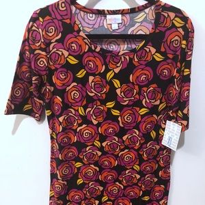 Lularoe Roses Julia dress XL